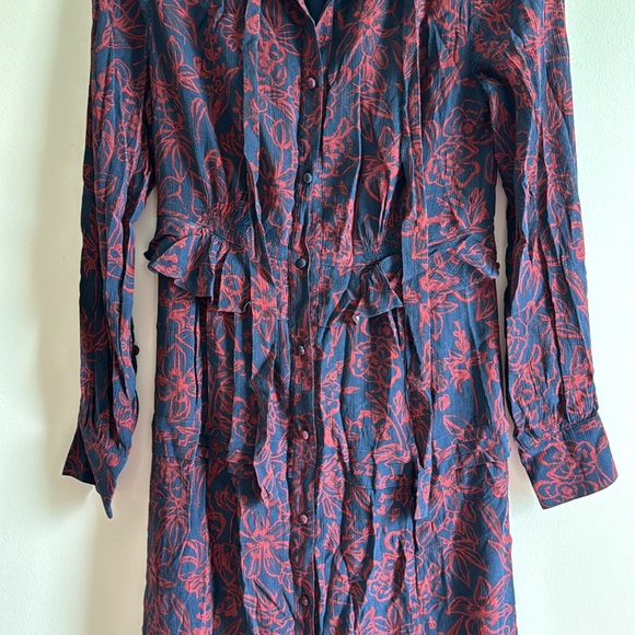 Jason Wu Collective Printed Shirt Dress - Size 4 - Picture 6 of 9